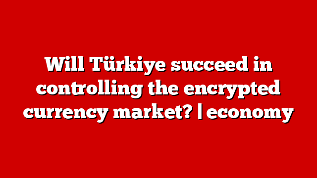 Will Türkiye succeed in controlling the encrypted currency market? | economy